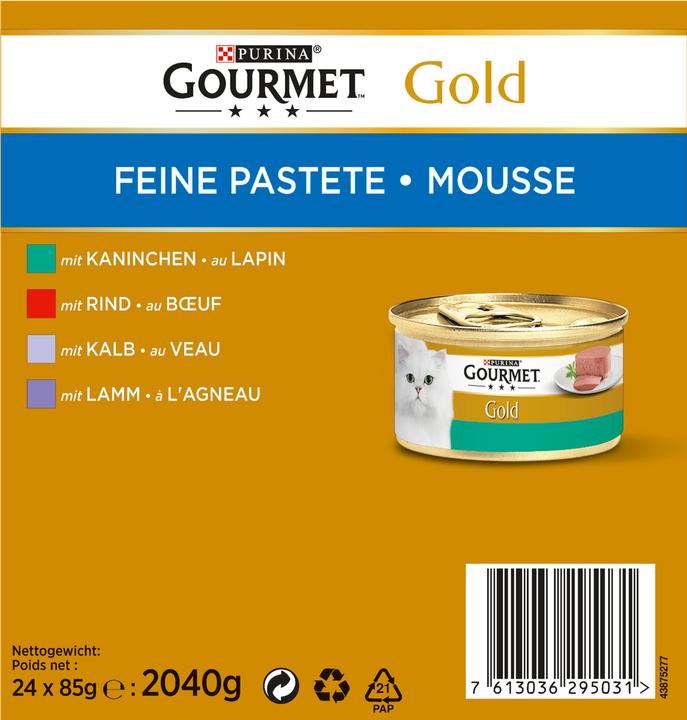 Produktbild Gourmet Feine Pastete (Adult, 24 Stk., 2040 g)