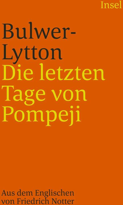 Produktbild Die letzten Tage von Pompeji (Deutsch, Edward Bulwer-Lytton, 1986)