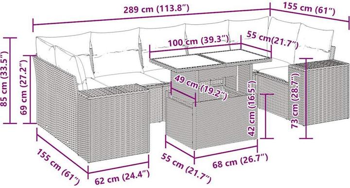 Produktbild vidaXL Elyse