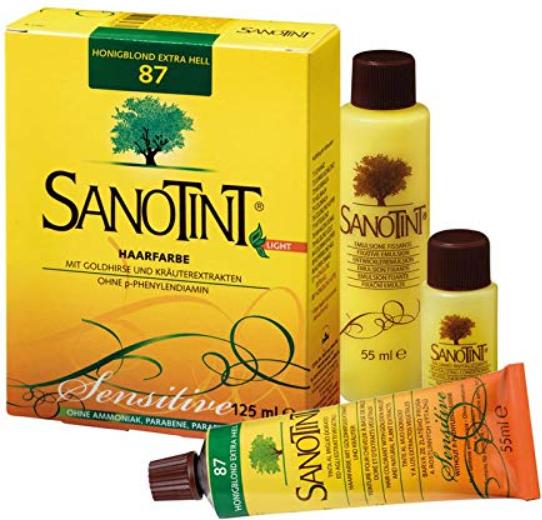 Produktbild Sanotint Sensitive Light Haarfarbe 87 goldblond sehr hell (87 goldblond extrahell)
