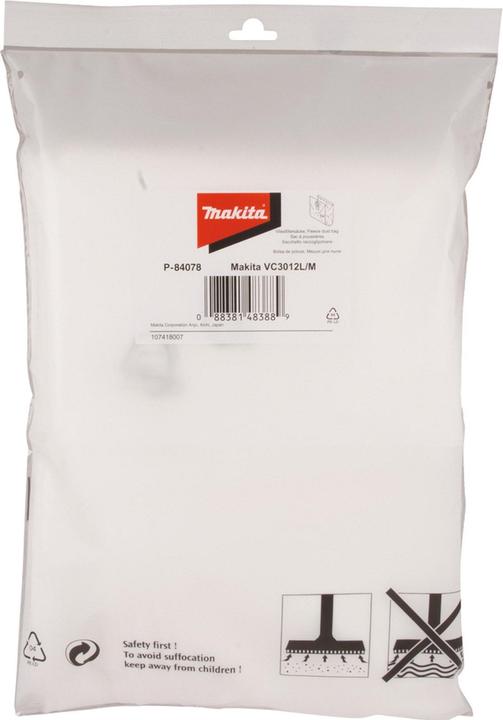 Produktbild Makita Filtersack (5x)
