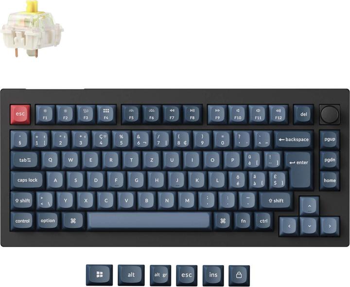 Immagine prodotto Keychron V1 Max (CH, Senza fili, Cablato)
