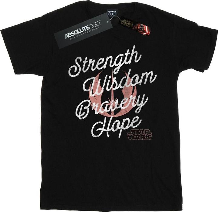 Image du produit Star Wars - T-shirt THE RISE OF SKYWALKER STRENGTH WISDOM BRAVERY HOPE - Homme (3XL)