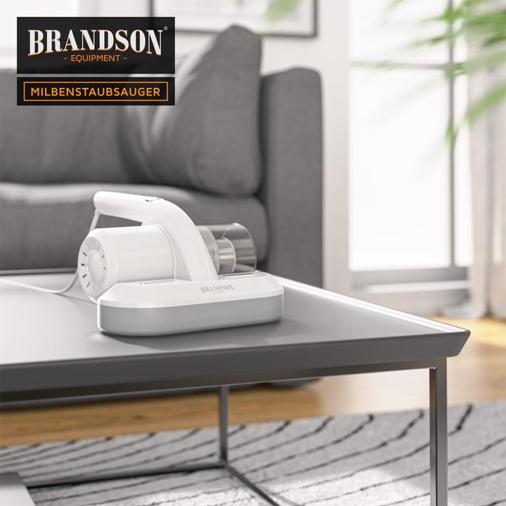 Produktbild Brandson Milbenstaubsauger, UV-C Licht, 300 W Matratzenreinigungsgerät, beutellos, HEPA-Filter für Allergiker