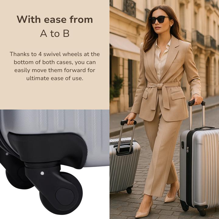 Produktbild Slazenger Trolley Set 18/26" 2pcs Silver