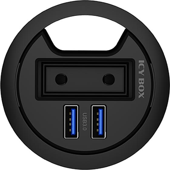 Produktbild Icy Box IB-HUB2201 (USB-A, 2 Ports)