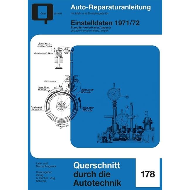 Einstelldaten 1971/72, Ratgeber