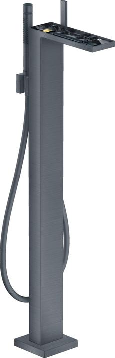 brushed black chrome