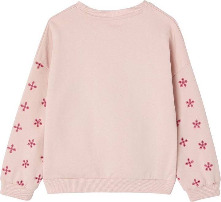 Actual product image Vertbaudet Mädchen Sweatshirt mit Lochmuster, Recycling-Polyester (116)