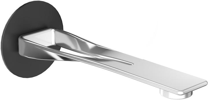 Webert Lavaboarmatur ONE-B Gussauslauf, Schwarz matt