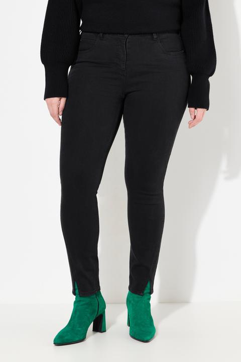 Produktbild Ulla Popken Jeans Sarah, schmales Bein, Stretchdenim, Saumschlitz (42)