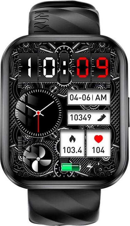 Actual product image Kumi Smartwatch KU6 META 1.96 inch black (38.50 mm)
