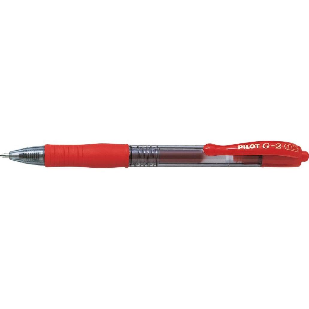 Pilot, Schreibstifte, Geltintenroller G2-10 Klassik Strichstärke: 0,6 mm Schreibfarbe: rot (Rot, 1 x)