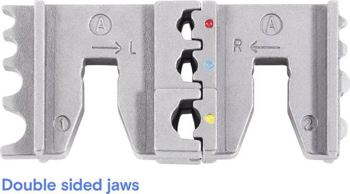 Produktbild Toolcraft 2-IN-1 Crimpzange (225 mm)