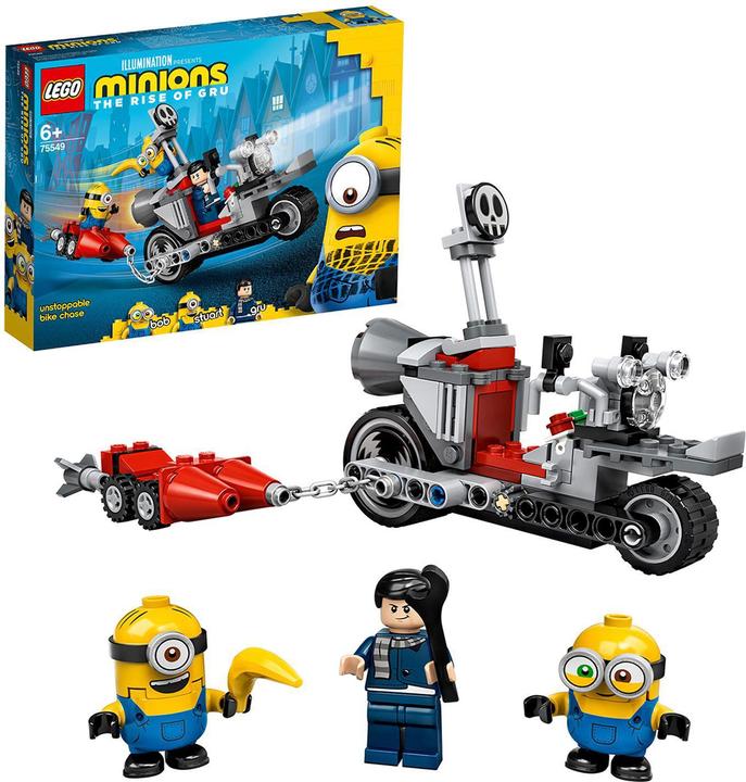 Produktbild LEGO Unaufhaltsame Motorrad-Jagd (75549, LEGO Minions)