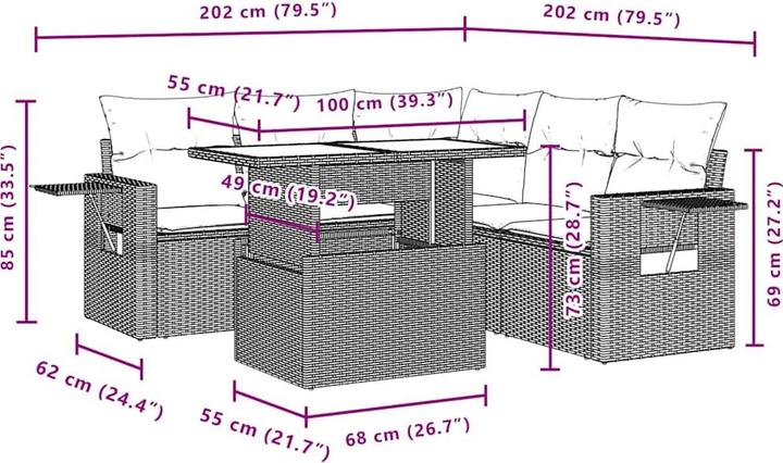 Produktbild vidaXL Annabella
