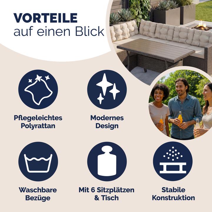 Produktbild Casaria Sitzgruppe
