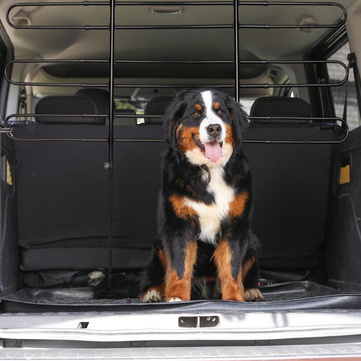 Image du produit Relaxdays Grillage pour chiens en voiture, protection (Chien, Réflecteurs, Ouverture complète)