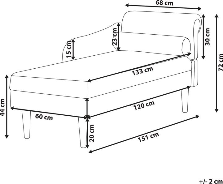 Actual product image Beliani Yvoire (Recamiere)