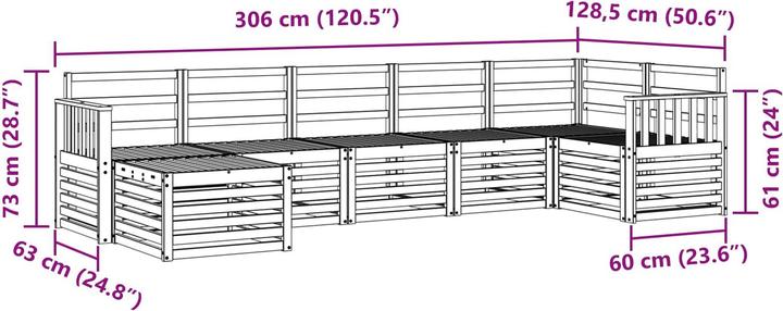 Produktbild vidaXL Outdoor-Sofa