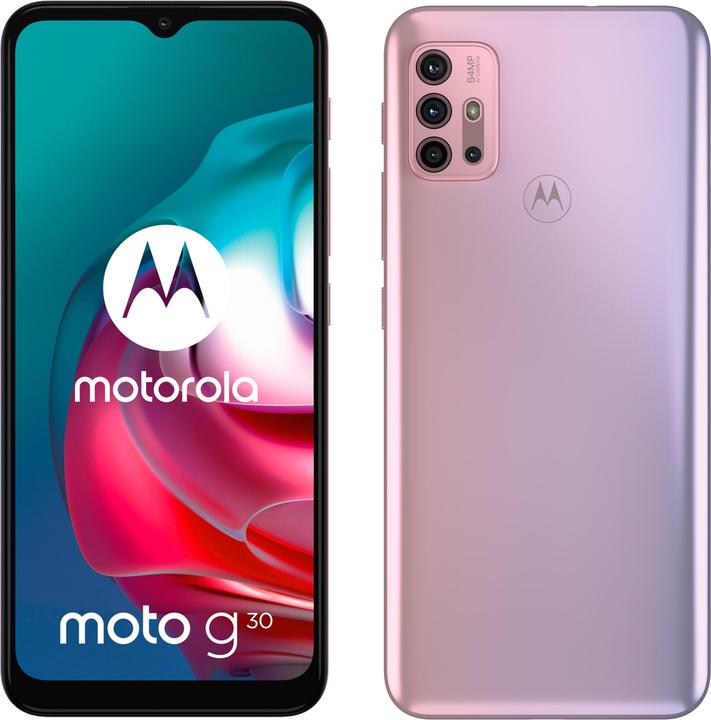 Produktbild Motorola Moto G30 (4GB) (128 GB, Pastel Sky, 6.50", Dual SIM, 4G)