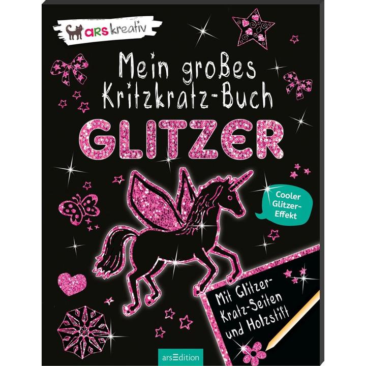 Produktbild Mein grosses Kritzkratz-Buch Glitzer (Deutsch, Ute Löwenberg, 2014)