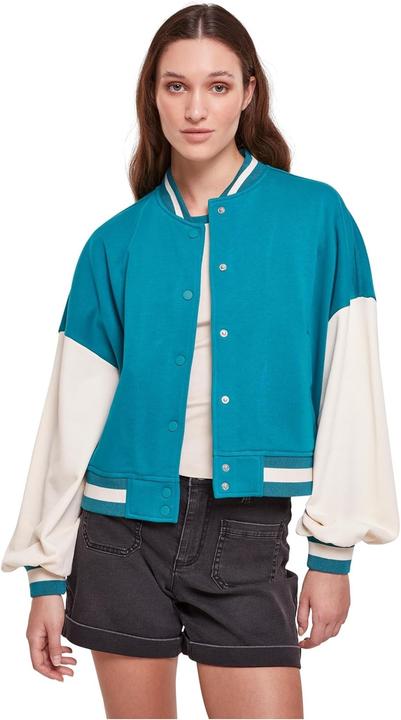Actual product image Urban Classics Oversized Two Tone College Terry Jacket (4XL)
