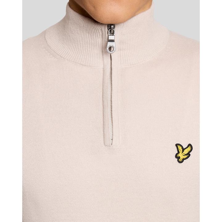 Produktbild Lyle and Scott Pull aus Merinowolle mit halbem Reissverschluss (M)