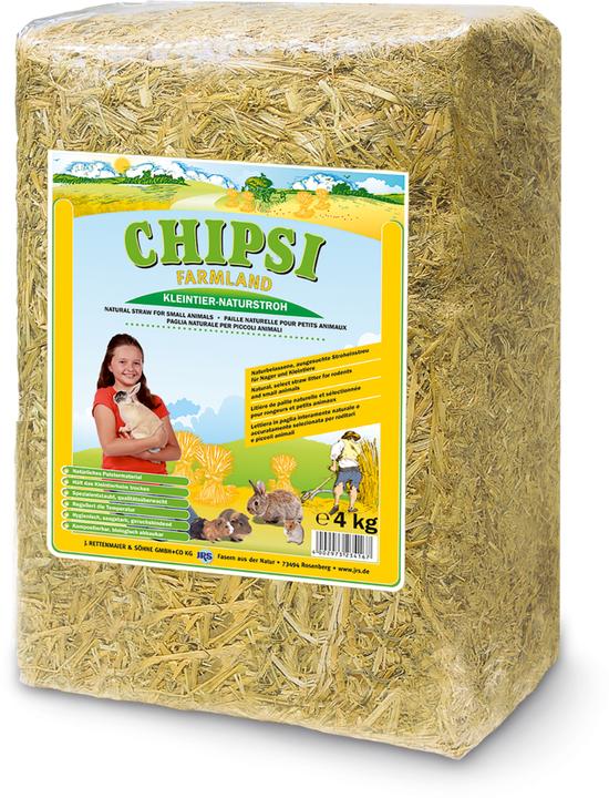 Chipsi Farmland Natural straw (4 kg, Bedding)