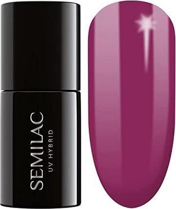 Actual product image Semilac UV Hybrid hibridinis lakas 123 Szeherezada 7ml (123, UV gel varnish)