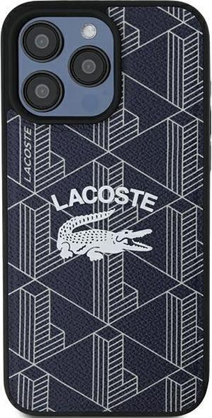Produktbild Lacoste LCHMP15LPIGV iPhone 15 Pro 6.1" granatowy/navy hardcase Monogram Vintage Logo MagSafe (Apple iPhone 15 Pro)