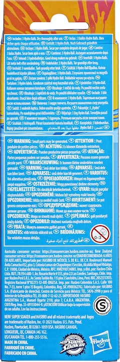 Immagine prodotto Nerf Super Soaker Hydro Balls confezione da 3 palline riutilizzabili e riempibili con acqua.