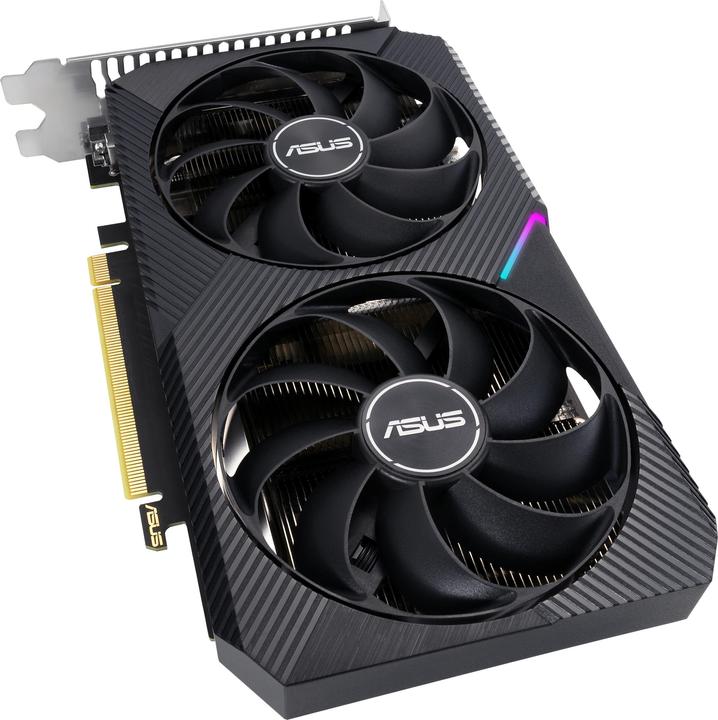 Image du produit ASUS DUAL-RTX3050-O8G-V2,HDMI,DP,Active (8 Go)
