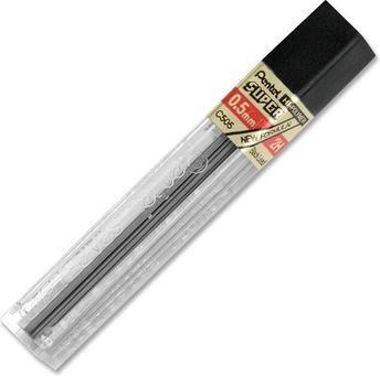 Actual product image Pentel Super (12 Piece, Black, 0.50 mm)