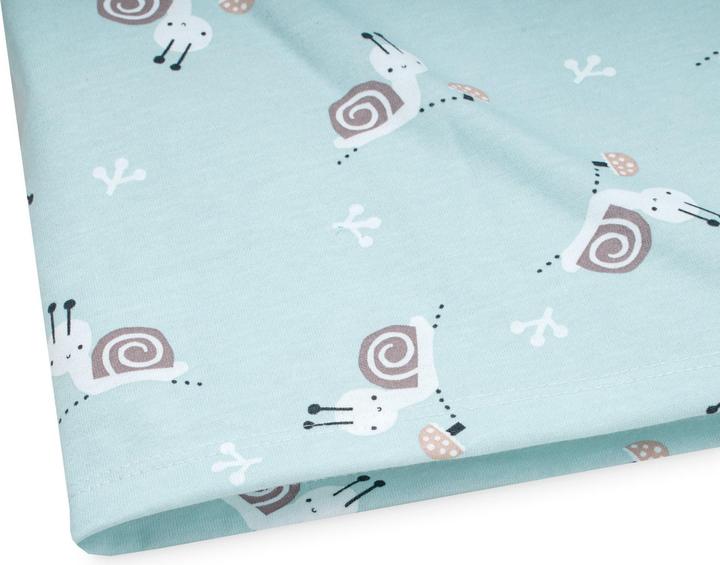 Actual product image Julius Zöllner Jersey cover Loop Comfy for changing mat Softy, snail (85 x 75 cm)