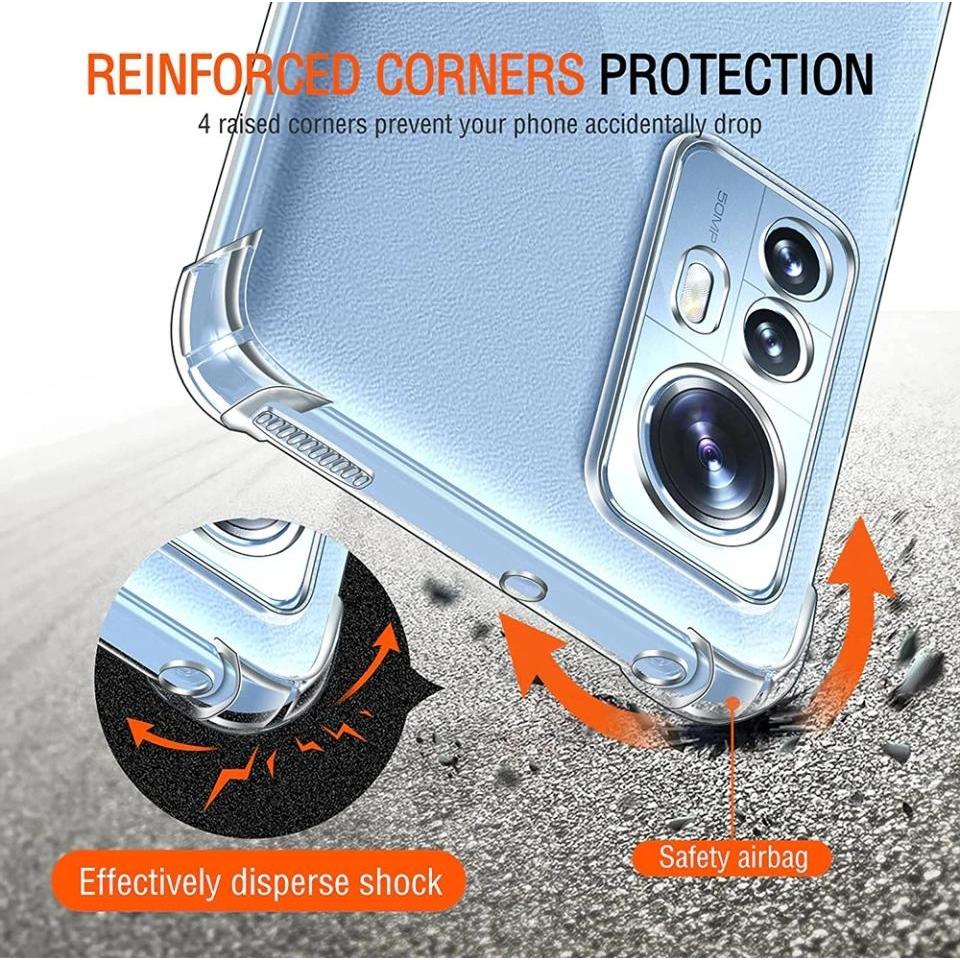 Thumbnail - Screenguard Xiaomi 12 Pro Hülle Crystal Soft Airbag Bumper (Xiaomi 12 Pro), Smartphone Hülle, Transparent
