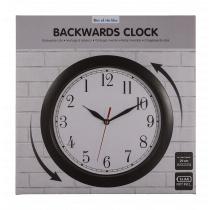 Actual product image Ootb Wall clock, running backwards, D: approx. 29 cm (29 cm)