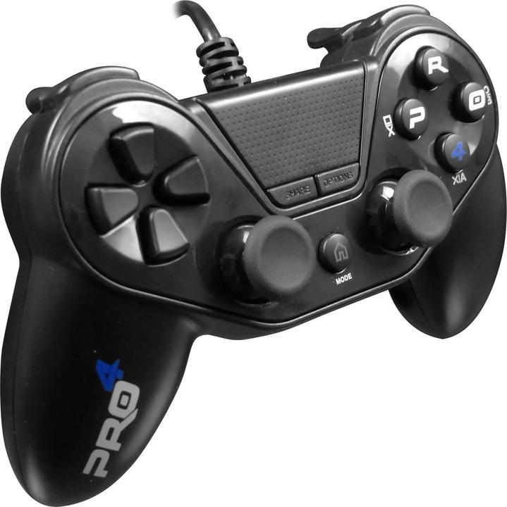 Actual product image Subsonic Pro 4 Wired Controller for PS4 Black (PS4)