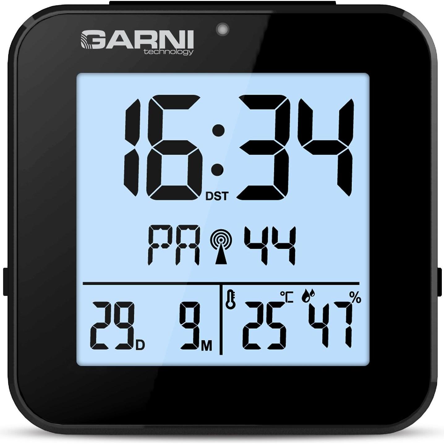 Garni, Sveglia, 138B - digitaler Wecker mit Thermometer und Hygrometer