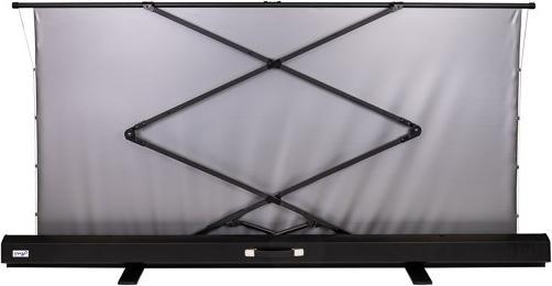 Actual product image Aveli PREMIUM plátno, floor up manual, black, 221x124(16:9) 100" (100", 16:9)