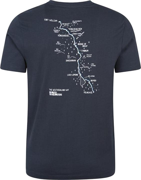 Actual product image Mountain Warehouse Mens West Highlands Short-Sleeved T-Shirt (XL)