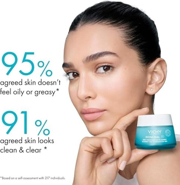 Actual product image Vichy Mineral 89 48hr Moisture Matte Sorbet (50 ml, Day cream)