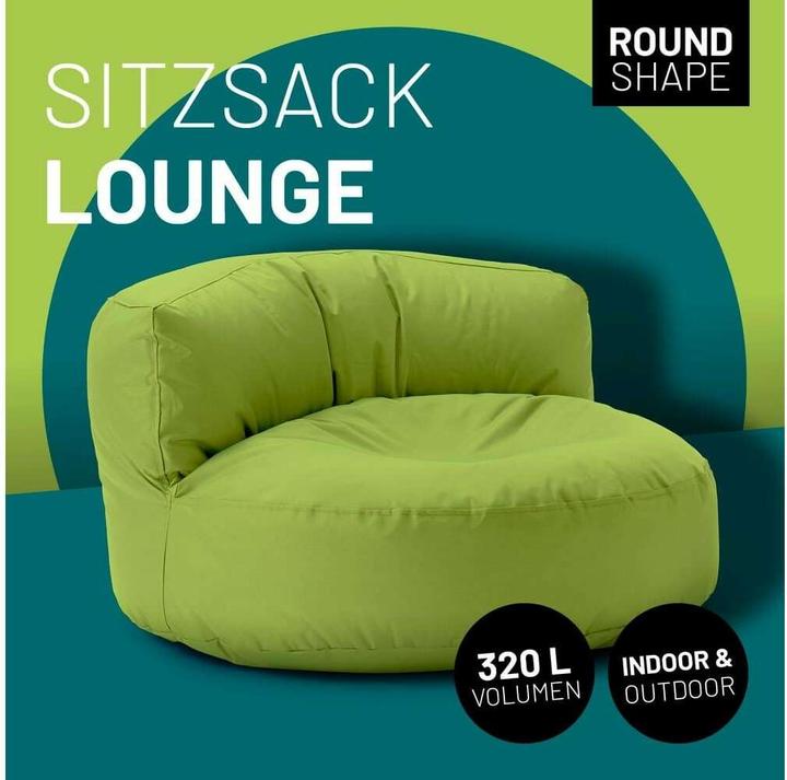 Produktbild Lumaland Sitzsack-Sofa, 320 l Polyester (PES), Grün