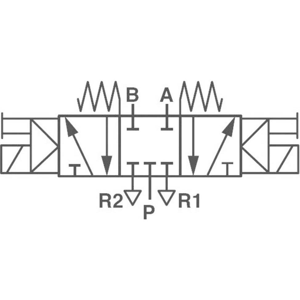 Norgren Valvola pneumatica ad azionamento meccanico V50A611A-A213A 24 V/DC Tappetino per custodia (Case), Accessori di elettronica + Alloggiamento, Gr