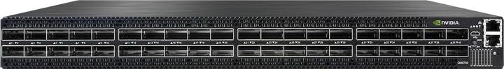 Immagine prodotto NVIDIA Mellanox Quantum QM9700 - Switch - intelligente - 64 x NDR InfiniBand - flusso d'aria da dietro a