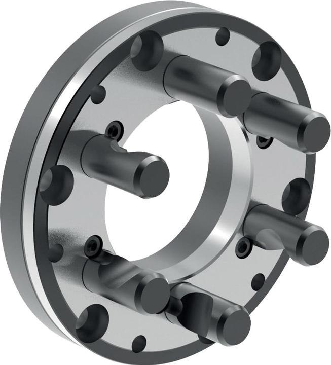 Röhm Stahl-Zwischenflansch nach DIN ISO 702-2 Flanschgrösse 8 Ø 225 futterseitig nach DIN 6350