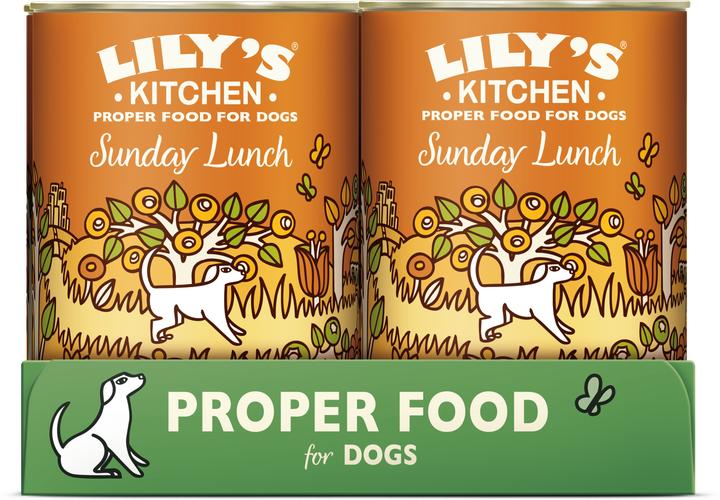 Produktbild Lily's Kitchen Nassfutter Sunday Lunch, 6 x 400 g (Adult, 6 Stk., 2400 g)