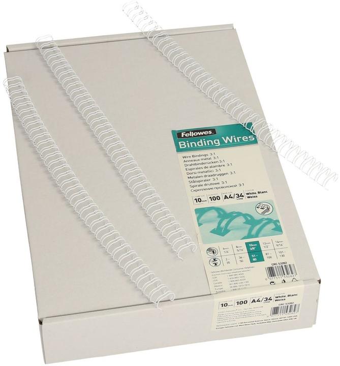 Produktbild Fellowes Drahtbinderücken 10 mm