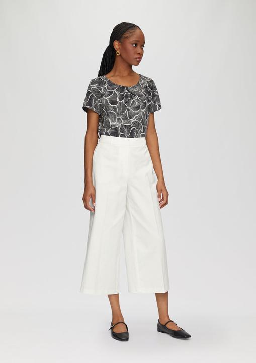 Image du produit S.Oliver Hose Regular: Culotte aus Lyocellmix mit Bügelfalte (40)