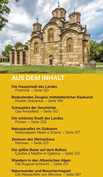 Produktbild Reiseführer Kosovo (Deutsch, Martin Bock, 2022)